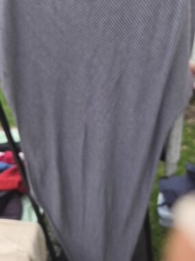 Free People Asymmetrical Maxi Dress in Heather Gray